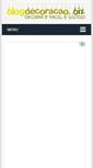 Mobile Screenshot of blogdecoracao.biz